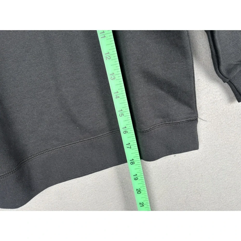 Hanes Premium Sweatshirt Youth XS 4/5 Black Crewneck Long Sleeve Vintage 3688